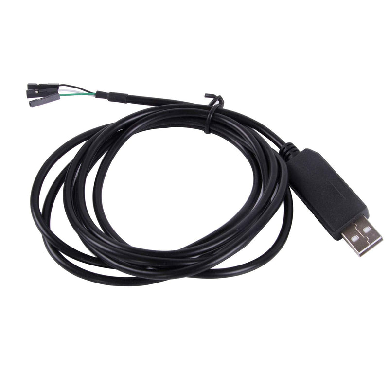  [AUSTRALIA] - FTDI USB to TTL Serial 5V Adapter Cable with 3 Pin 0.1 inch Pitch Male Socket Header UART IC FT232RL Chip for Windows 10 8 7 Linux MAC OS (Logic 5V Level) Logic 5V Level