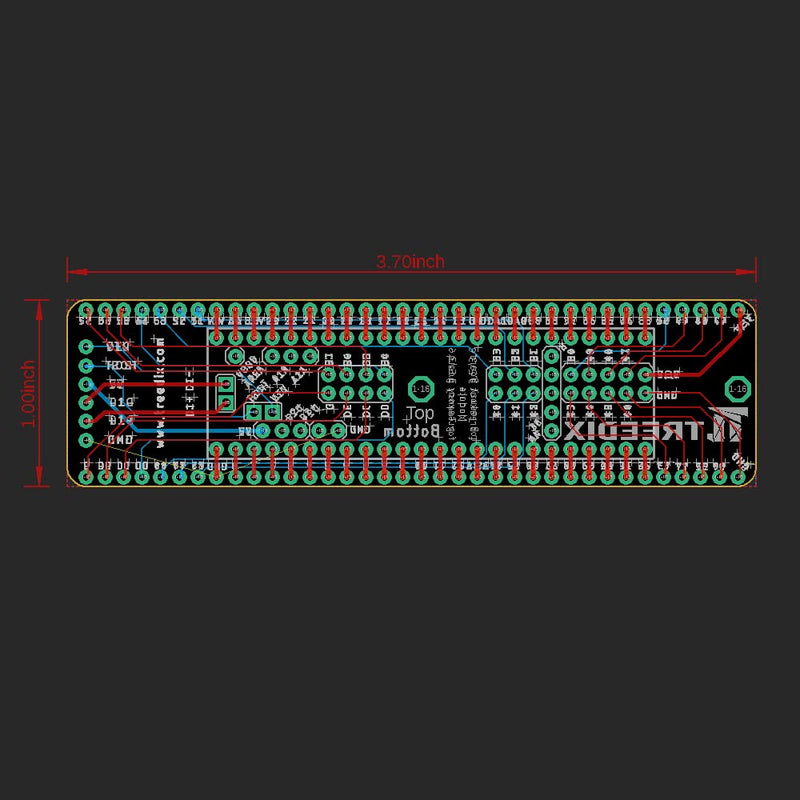  [AUSTRALIA] - Treedix Breakout Board Module with Pin Header for Teensy 3.5/3.6 Compatible with Arduino