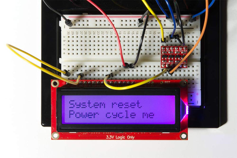  [AUSTRALIA] - SparkFun 16x2 SerLCD - RGB Backlight (Qwiic) - Compatible with Arduino LCD Communicate Over Serial I2C and SPI 3.3V Compatible