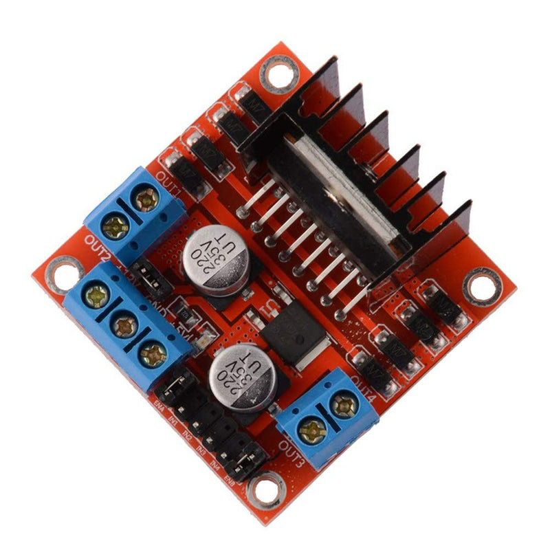  [AUSTRALIA] - DAOKI 2 PCS L298N Motor Drive Controller Board DC Dual H-Bridge Robot Stepper Motor Control and Drives Module for Arduino Smart Car Power UNO MEGA R3 Mega2560 with Dupont Cable 2 Pack