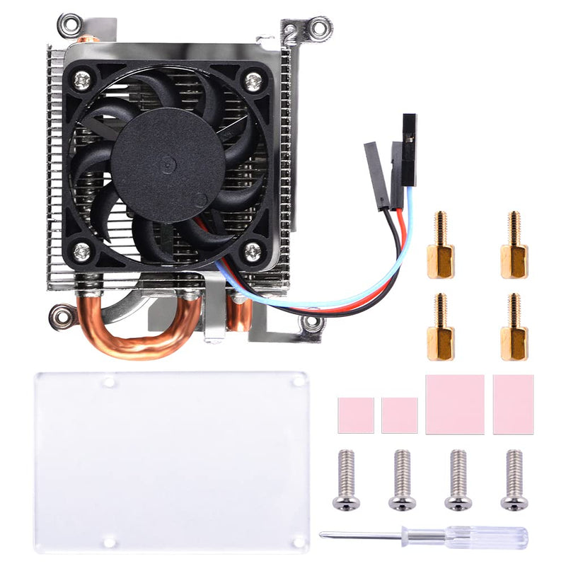  [AUSTRALIA] - GeeekPi Raspberry Pi Cooling Fan, Ultra Thin ICE Tower Cooler, PWM Cooler with Heatsink for Raspberry Pi 4 Model B 8GB/4GB/2GB