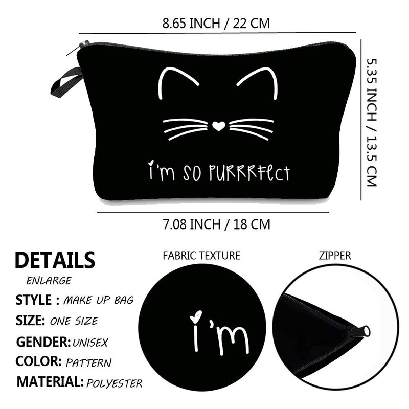 Jom Tokoy Unicorn Makeup Bag 3pcs/set Cosmetic Bag kitty Pencil Case (HZBZH2) HZBZH2 - LeoForward Australia