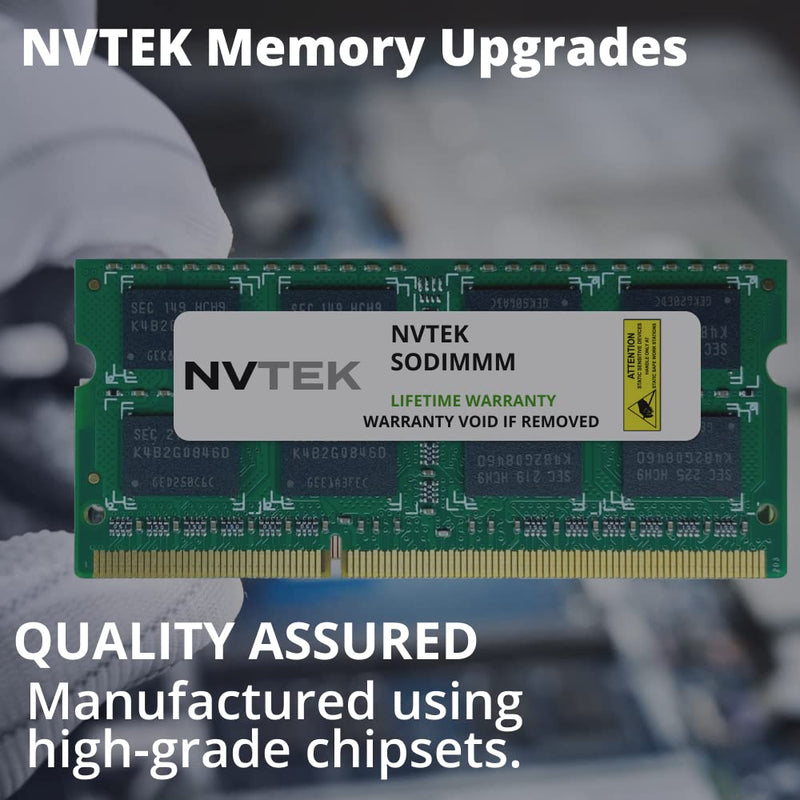  [AUSTRALIA] - NVTEK 8GB DDR3-1333 PC3-10600 SODIMM Laptop RAM Memory Upgrade