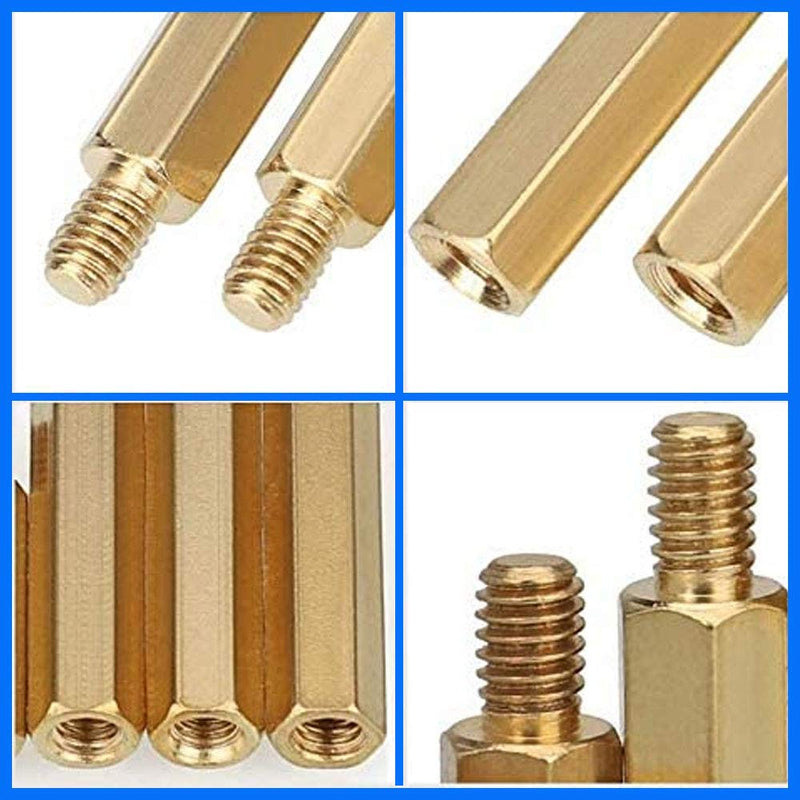  [AUSTRALIA] - MMOBIEL M2 Brass Hex Nut Standoff Space Pillar and PC Screw M2 SSD Mounting Kit for M2 Drives Asus Motherboard M2 Screw + Hew Nut Stand Off Spacer (5 Sets) incl Screwdriver