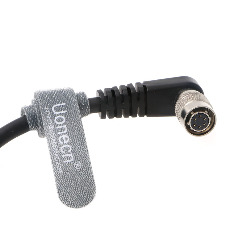  [AUSTRALIA] - Uonecn Basler AVT GIGE CCD Camera Cable Right Angle Hirose 6 Pin Female to Open End 39''