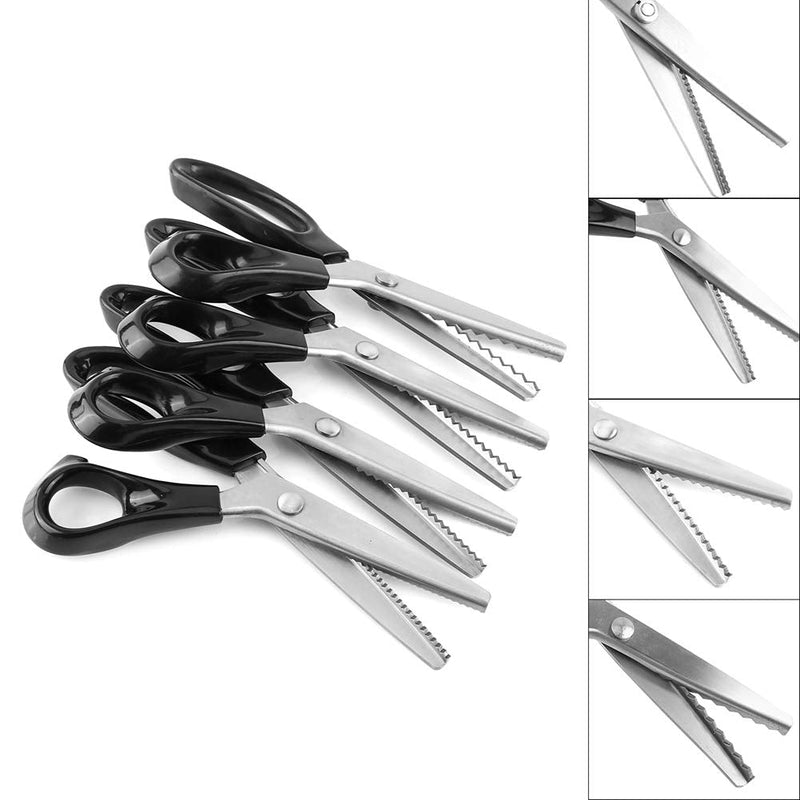  [AUSTRALIA] - Stainless Shears Serrated Pinking Shear Stainless steel professional processing tailor sewing craft scissors 3 4 5 7mm(3mm)