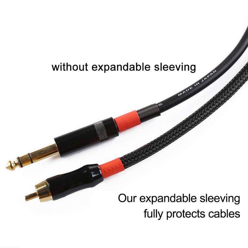  [AUSTRALIA] - 100ft - 1/2 inch PET Expandable Braided Sleeving – Black – Alex Tech braided cable sleeve 1/2"-100ft