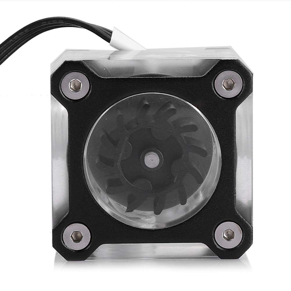  [AUSTRALIA] - Water Flow Meter for PC,G1/4 Thread PMMA Acrylic Impeller Water Cooling Flow Meter Indicator with Sealing Ring for PC Water Cooling System