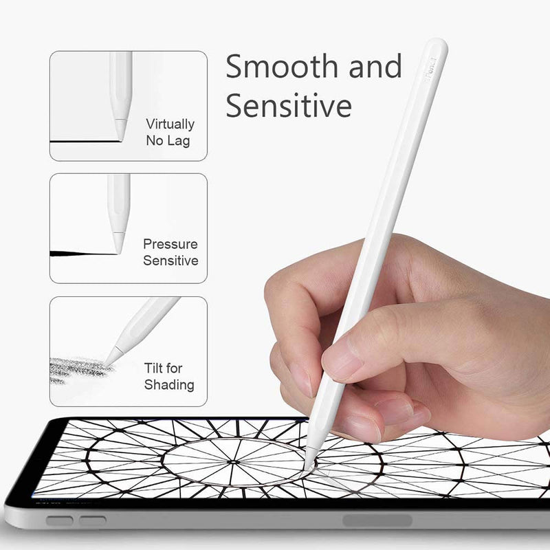  [AUSTRALIA] - Tips Replacement for Apple Pencil 1st Gen & 2nd Generation, Pen Nibs for iPad Pro (4 Pack)