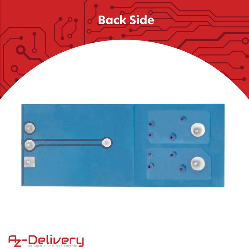  [AUSTRALIA] - AZDelivery 5 x ACS712 current sensor 5A measuring range range module current sensor compatible with Arduino including e-book!