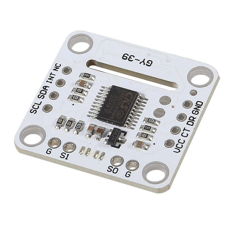  [AUSTRALIA] - ACEIRMC MAX44009 BME280 MCU Light Intensity Temperature Humidity Atmospheric Pressure 4 in One Integrated Sensor Module GY-39 MCU IIC Serial IIC Bus 3-5V for Weather Station