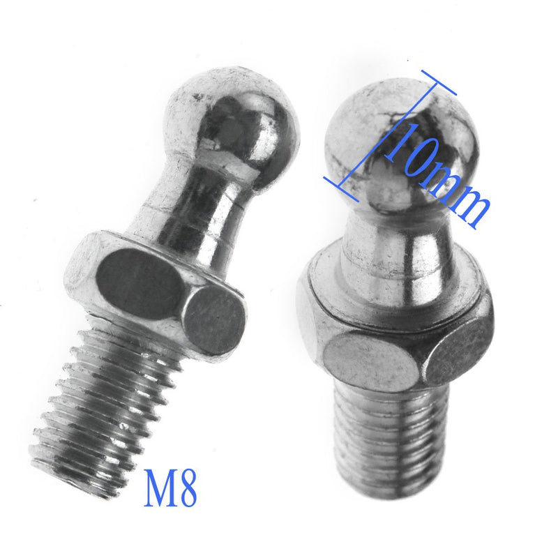 SING F LTD 2 x 10mm Threads Gas Strut Ball Stud Bolts M8 8/18 Struts Fastener - LeoForward Australia