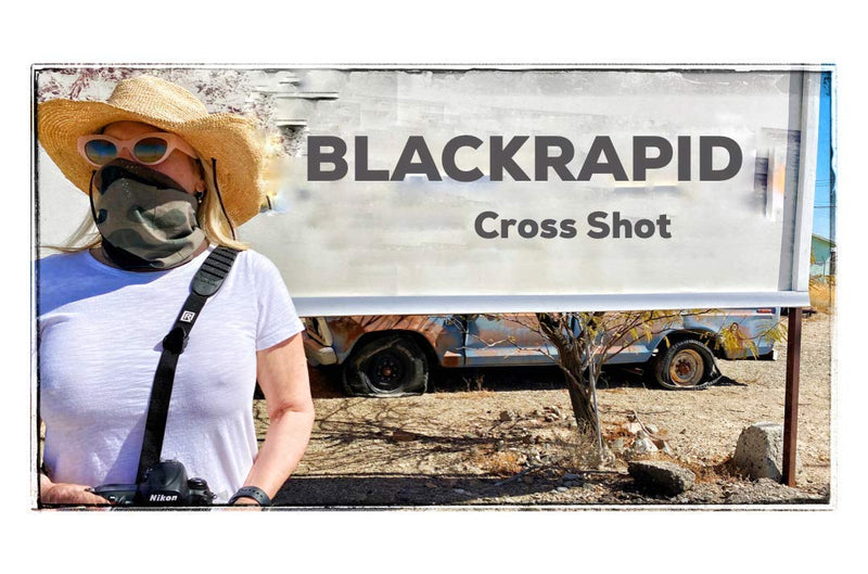  [AUSTRALIA] - BLACKRAPID Cross Shot Black Camera Sling for Left-Handed and Right-Handed Photographers