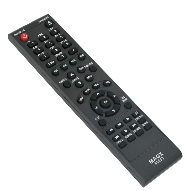 New NC003 NC003UD Replace Remote Control fit for Magnavox DVDR HDD DVD Player Recorder MDR515H MDR533H MDR535H MDR537H MDR557H MDR515H/F7 MDR535H/F7 MDR537H/F7 - LeoForward Australia