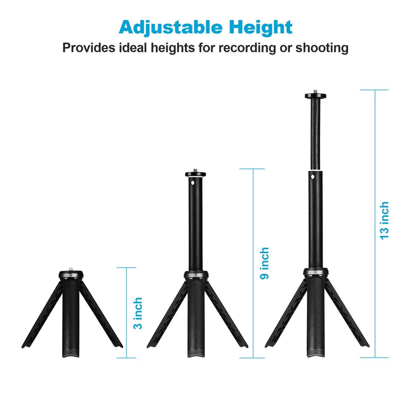  [AUSTRALIA] - NexiGo Lightweight Mini Tripod for Camera/Phone/Webcam, Extendable Stand, for NexiGo Logitech Webcam C920 C922 C925e C922x C930e C930 C615 Brio and Other Devices with 1/4" Thread