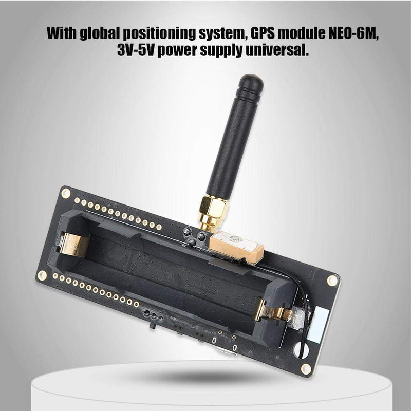  [AUSTRALIA] - ASHATA WiFi GPS Module Board with Battery Base, GPS Module NEO-6M WiFi Module with Digital RSSI Function, RF Wake-Up Function, for TTGO T-Beam ESP32 LoRa 433Mhz Wireless REV1