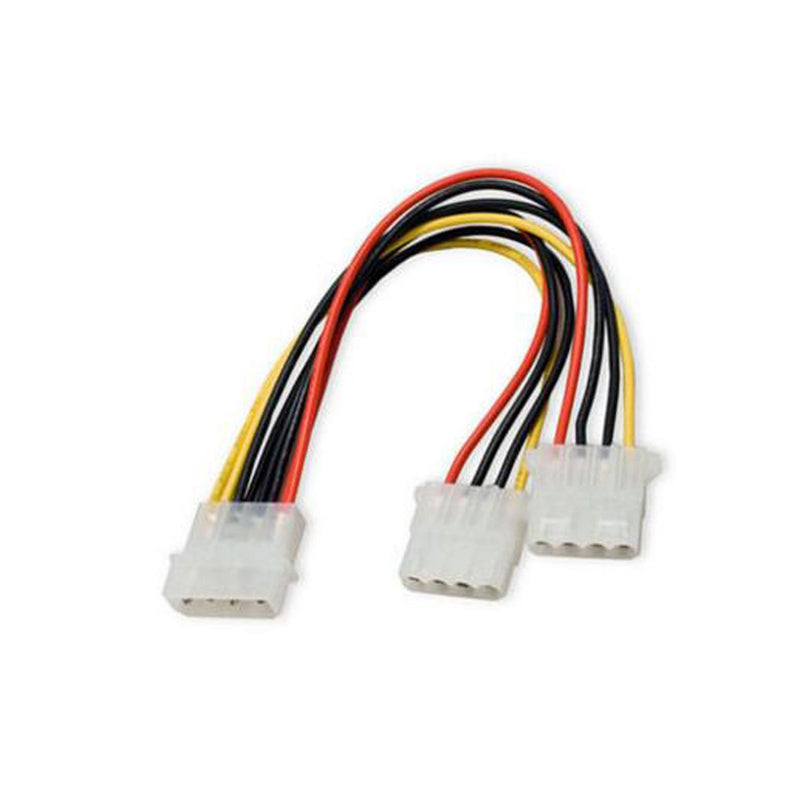  [AUSTRALIA] - Aiyide 2 Pack Computer Molex 4 Pin Power Supply Y Splitter Cable - 2 Female to 1 Male Internal Power Extension Cable