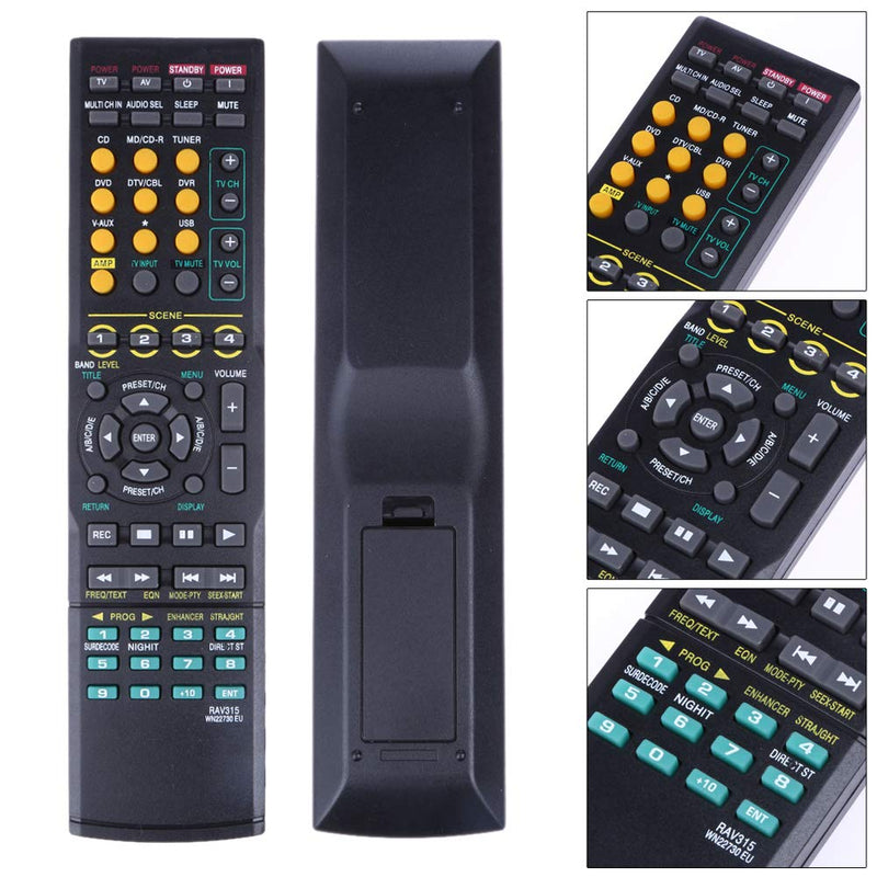 INTECHING RAV315 AV Receiver Remote Control for Yamaha HTR-6025, HTR-6030, HTR-6050, RX-V361, RX-V561, YHT-280BL, YHT-390, YHT-390BL - LeoForward Australia