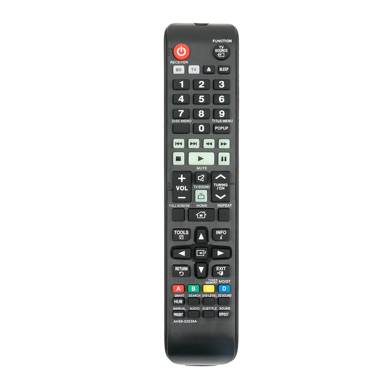 New AH59-02538A Replace Remote Control fit for Samsung HT-F5500 HT-F5500K HT-F5500W HT-F5502K HT-F5530 HT-F5530HK HT-F5530K HT-F5550 HT-F5550HK HT-F6530 Home Theater System Blu-Ray DVD Player - LeoForward Australia