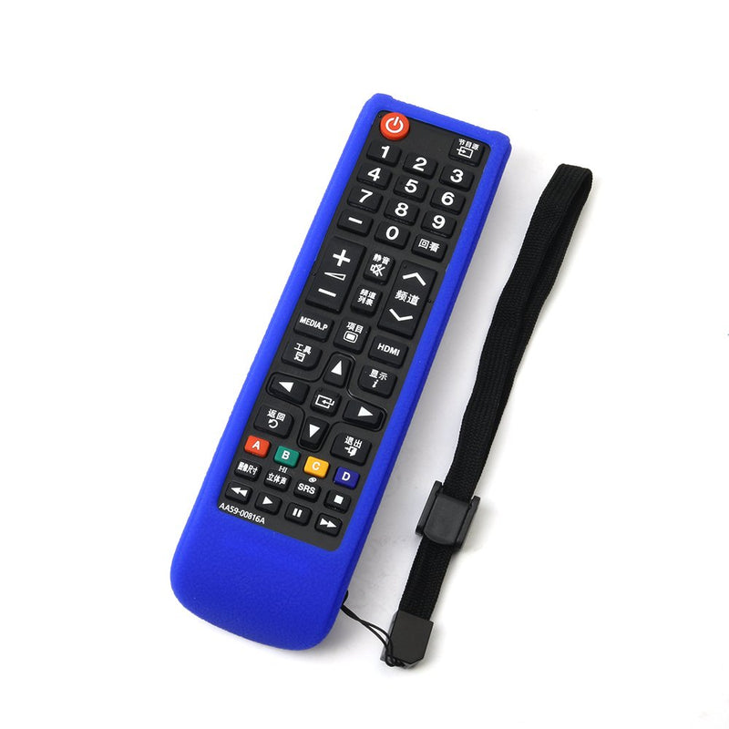 Samsung TV Remote Case SIKAI Shockproof Silicone Cover for Samsung BN59-01315A BN59-01199F AA59-00666A AA59-00741A BN59-01301A Remote Skin-Friendly Washable Anti-Lost with Remote Loop (Blue) Blue - LeoForward Australia