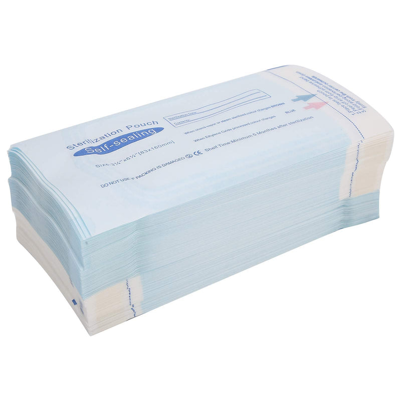  [AUSTRALIA] - Sterilization bags, sterilization bags, Pupinel Nails Medium Sterilization 100 140 Big Tools Autoclave for foot care, tool bags, 200-piece box, self-sealing cleaning bag, storage