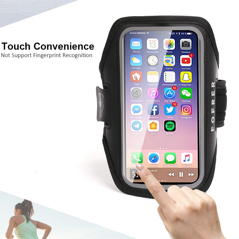 Running Armband Case for iPhone XR/11/12/12 Pro, FOFRER Phone Holder for Women, Men Sports, Gym Workouts and Exercise, Sweat Resistant Arm Bands with Extra Pockets for Keys, Cash and Credit Cards 6.1" - LeoForward Australia