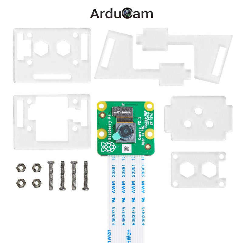  [AUSTRALIA] - Raspberry Pi Official Camera Module V2-8 Megapixel, Arducam 1080p IMX219 Camera Board with Acrylic Case RPI CAM V2-8 With Acrylic Case