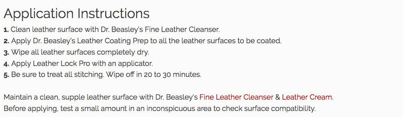  [AUSTRALIA] - Dr. Beasley's IK18 Leather Lock Pro Kit