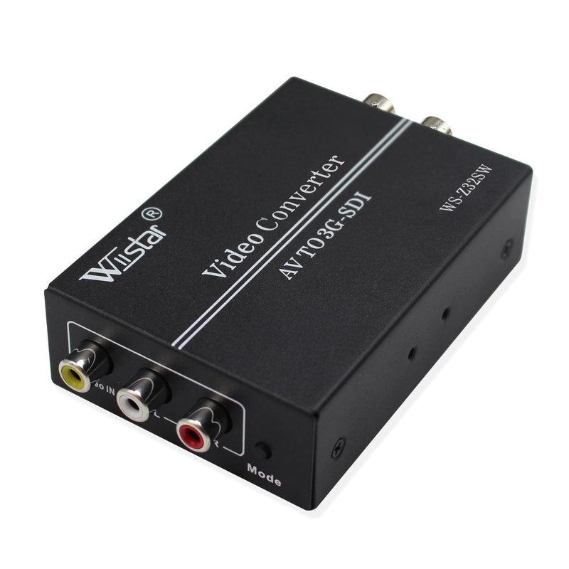  [AUSTRALIA] - Wiistar AV CVBS to 3G-SDI Audio Video Converter Support 1080P for CRT HDTV to Camera