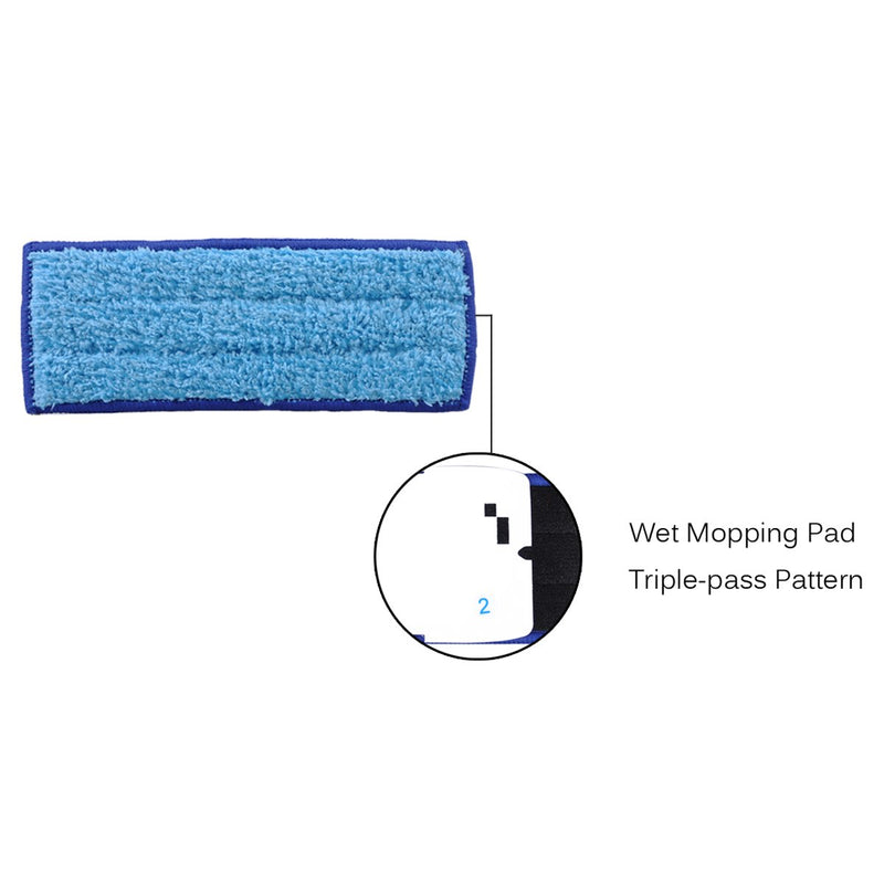 KEEPOW 3 Pack Washable Wet Mopping Pads for iRobot Braava Jet 240 241 3 Pack Wet Pads - LeoForward Australia