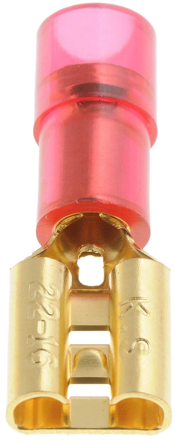  [AUSTRALIA] - Dorman 84537 Red .25" Female 22-18 Gauge Gold Plated Quick Disconnect