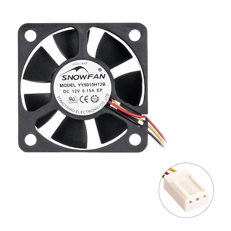  [AUSTRALIA] - uxcell SNOWFAN Authorized 50mm x 50mm x 15mm 12V Brushless DC Cooling Fan #0323