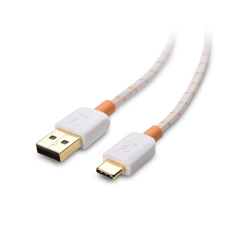 Cable Matters Braided USB C Cable with 3A Fast Charging in White 3.3 Feet for Samsung Galaxy S20, S20+, S20 Ultra, Note 10, Note 10+, LG G8, V50, Google Pixel 4, and More 3 Feet - LeoForward Australia