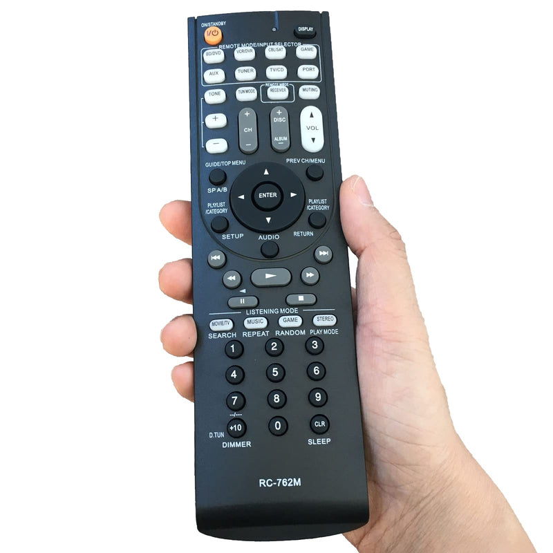  [AUSTRALIA] - Replacement Remote Control Fit for TX-SA606X-S RC-762M HT-R548 HT-R693 for Onkyo A/V AV Receiver