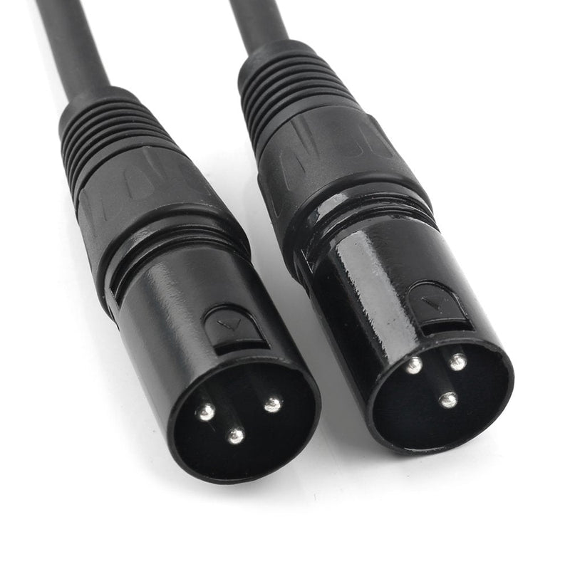  [AUSTRALIA] - DISINO XLR Splitter Cable, 3 Pin XLR Female to Dual XLR Male Patch Y Cable Balanced Microphone Splitter Cord Audio Adaptor- 10 Feet