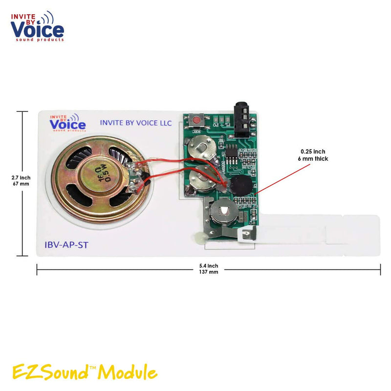  [AUSTRALIA] - EZSound Module for DIY Audio Cards - Easy to Record - 120 Seconds Recording - High Sound Quality