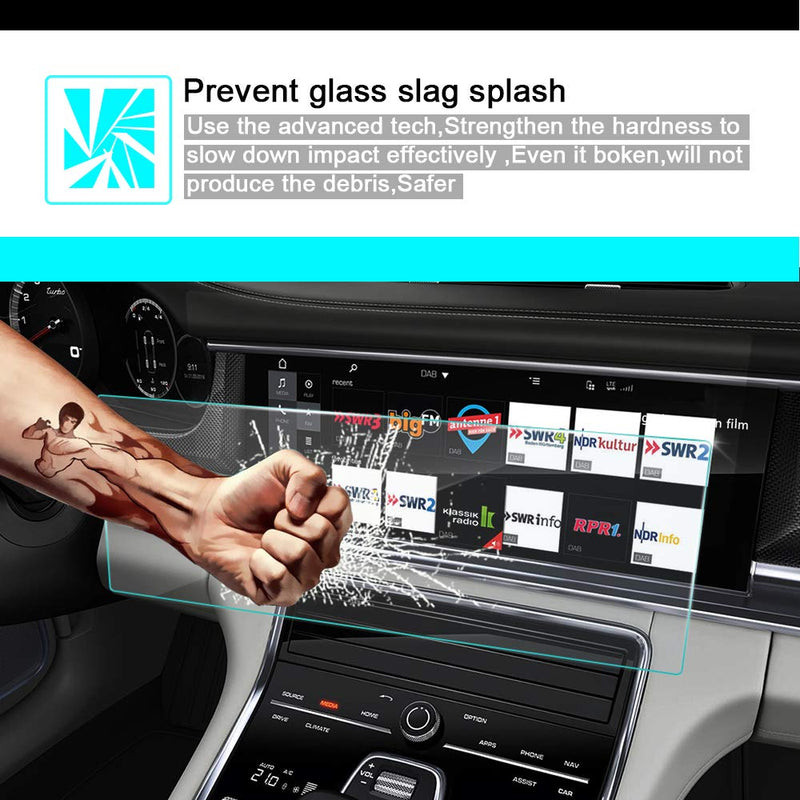 8X-SPEED for Jaguar XJ XJL XK F-Type 8-Inch 169x100mm Car Navigation Screen Protector HD Clarity 9H Tempered Glass Anti-Scratch, in-Dash Media Touch Screen GPS Display Protective Film - LeoForward Australia