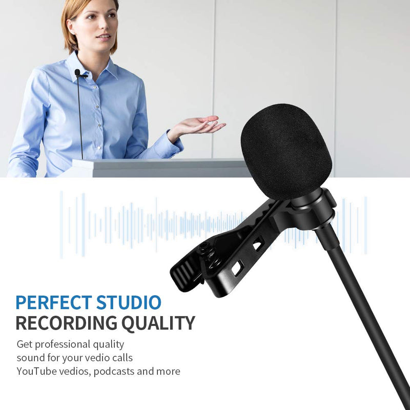  [AUSTRALIA] - Dericam USB Desktop and Laptop Computer Microphone, 360° Omnidirectional Condenser Mic, PC Microphone for Tele-Conference/Learning, Online Chatting, Gaming, Live Podcasting, Recording, Skype, M3