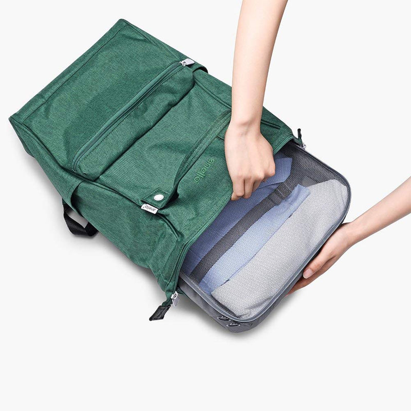 Travel Packing Cubes, VAGREEZ Lightweight Luggage Organizers Bags Set for Carry on Suitcase 6 PCS Grey - LeoForward Australia