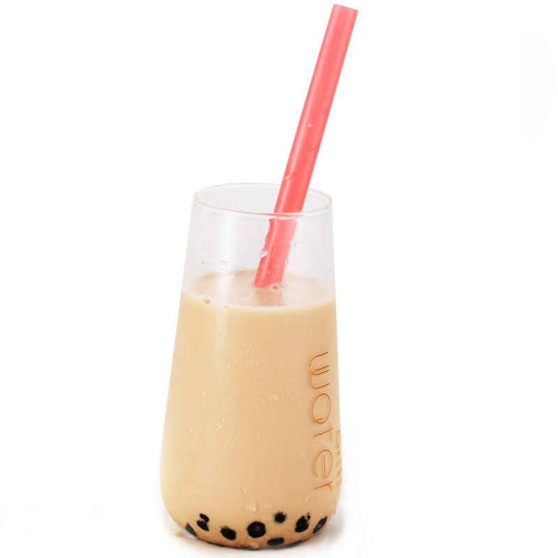  [AUSTRALIA] - P-SOTER 100Pcs Jumbo smoothie milkshake straws 11mm diameter and 240mm height
