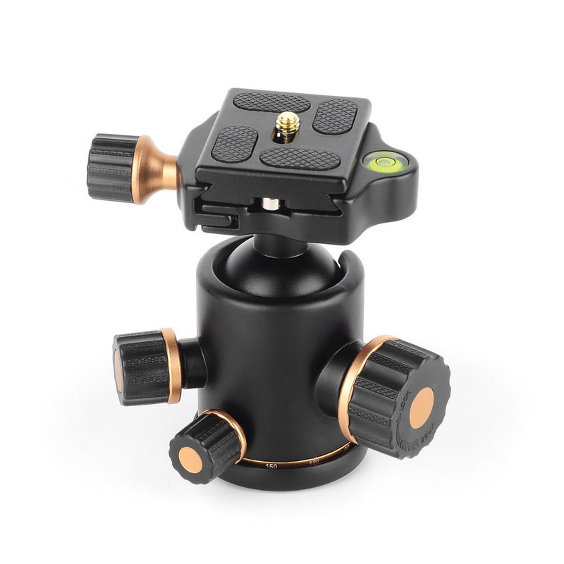  [AUSTRALIA] - Pergear TH3 Pro DSLR Camera Tripod Ball Head, 8KG/17.6lbs Loading Capacity, 360 Degree Swivel, Metal Build Quality, Fine Tuning Damping, U-Shaped Groove Design for Easy Switching Into Vertical Mode