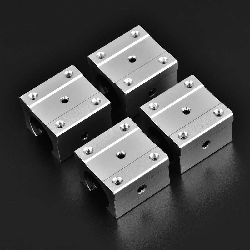  [AUSTRALIA] - 4pcs Linear Bearing Pillow Block, 16mm SBR16UU Open Linear Motion Bearing Block Slide for CNC Part