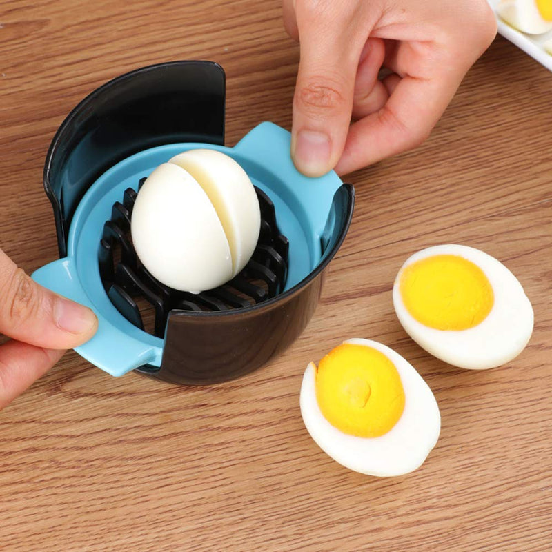  [AUSTRALIA] - Egg Slicer for Hard Boiled Eggs, Upgraded 3 in 1 Multifunctional Egg Cutter Strawberry Slicer with Sturdy Stainless Steel Wire