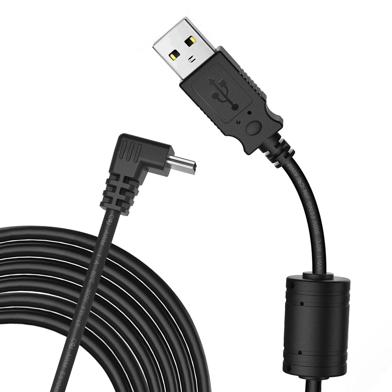  [AUSTRALIA] - Pixelman Charging Cable for Garmin GPS,(18AWG 5ft) 90 Degree Angled GPS Vehicle Power Cable,Mini USB Charger Cord for Garmin zumo Garmin nuvi GPS Navigator,Compatible with Mini USB Charging Device