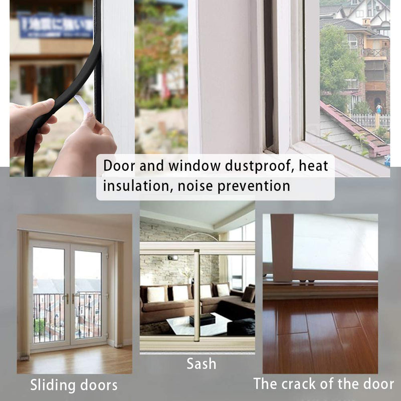  [AUSTRALIA] - Foam Insulation Tape, Weather Stripping Door Seal Strip for Doors and Windows,Sliding Door,Sound Proof Soundproofing Door Seal,Weatherstrip,Air Conditioning Seal Strip (1/2In x 1/4In x 33Ft) 1/2In x 1/4In x 33Ft