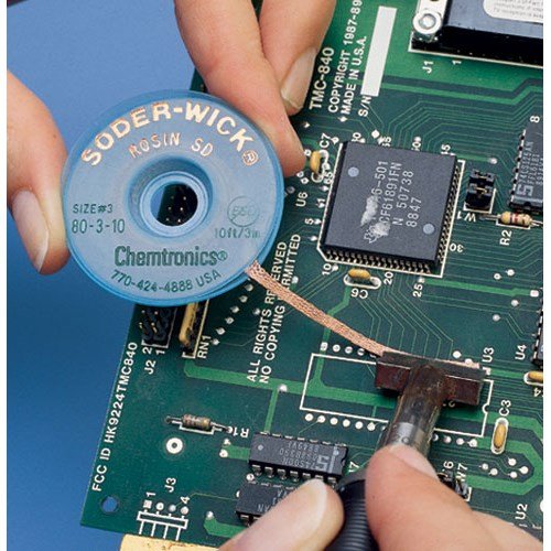  [AUSTRALIA] - Chemtronics 80-3-10 Soder-Wick Rosin SD Desoldering Braid