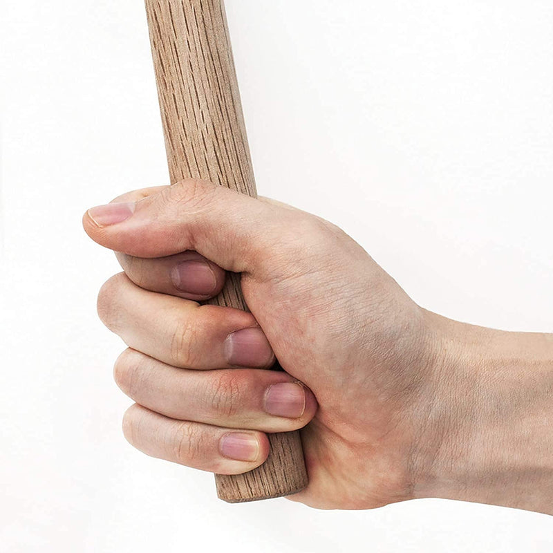  [AUSTRALIA] - KAKURI Chisel Hammer 13 oz (375g) Japanese Daruma Hammer Woodworking Carpenter Tool for Chiseling, Wood Carving, Large Face Heavy Duty Japanese Carbon Steel Round Head Black, Made in JAPAN Black 375 g