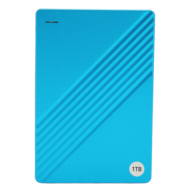  [AUSTRALIA] - External Hard Drive, Portable Ultrathin 2.5 Inch USB3.0 USB2.0 Mobile Hard Disk, Plug Play, for Computer TV Phone, for Win OS X Laptop System (1TB) 1TB Blue