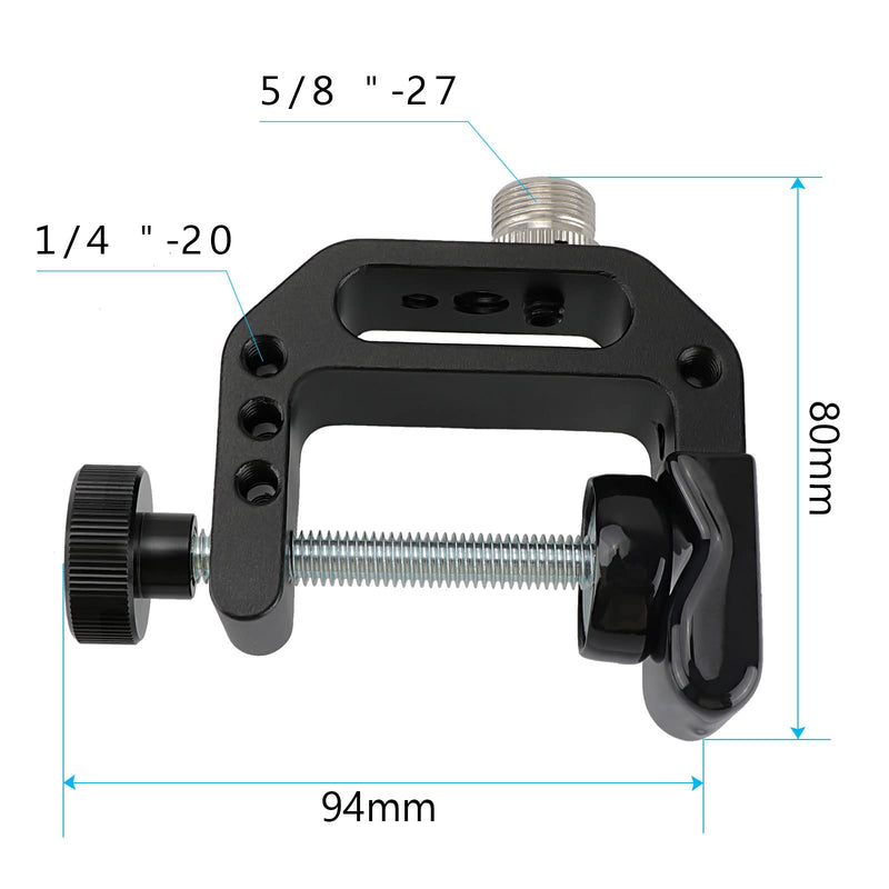  [AUSTRALIA] - CAMVATE Ultraclamp with 5/8"-27 thread for microphones