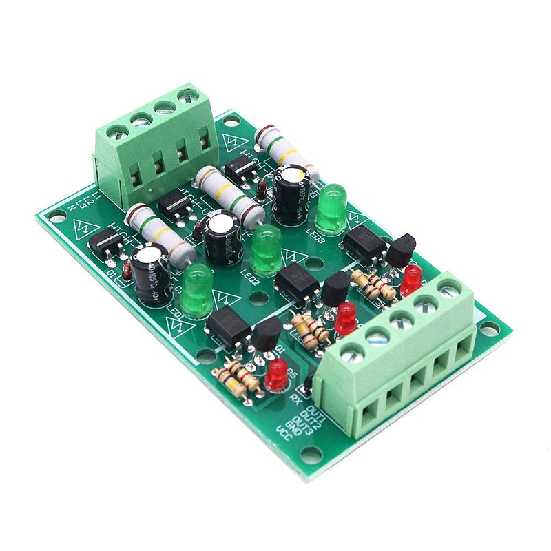  [AUSTRALIA] - DollaTek 3 Channel Optocoupler Isolation Module, AC 220V Isolation Board Test Module without PCB AC Detection Module